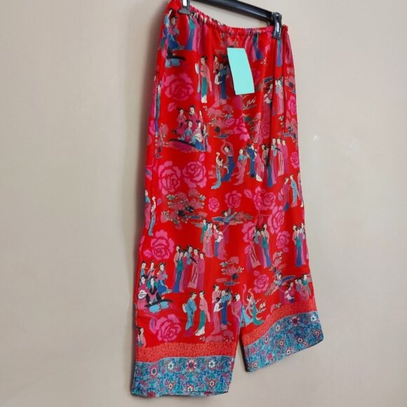 Josie printed oversized pj bottoms - Picture 2 of 7